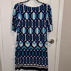 New Eliza J. multicolor dress, size 6.